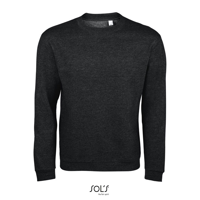 Pull homme molletonné publicitaire 260g - SPIDER anthracite chiné